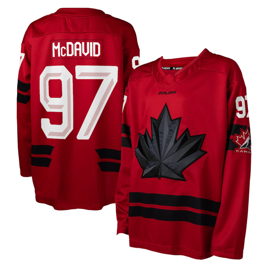 Youth Hockey Canada Connor McDavid Red 2026 Replica Jersey - Jersey