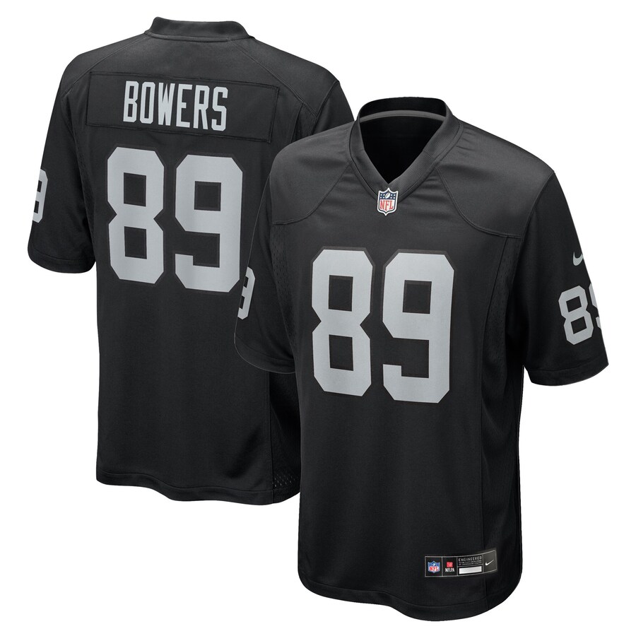 Youth Las Vegas Raiders Brock Bowers Nike Black Game Jersey - Jersey