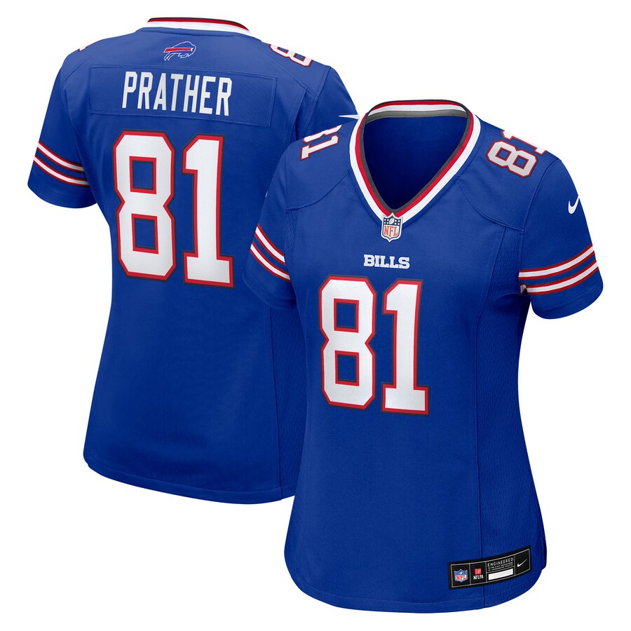 Women's Buffalo Bills Kaden Prather Nike Royal Team Game Jersey - Jersey