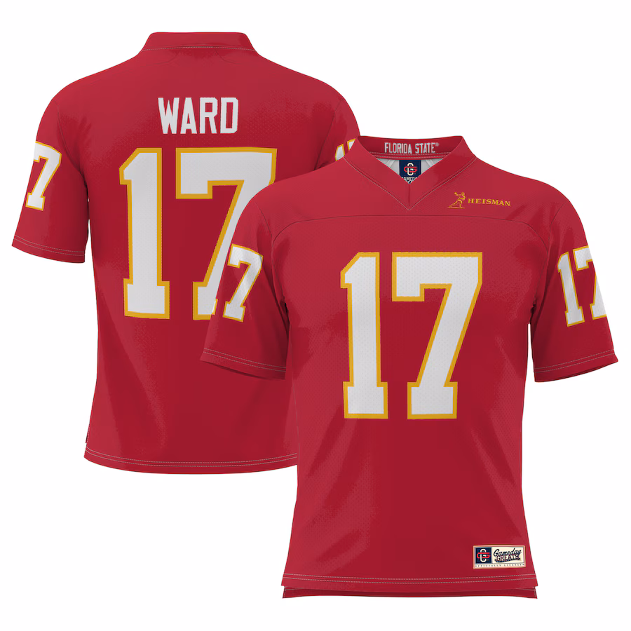 Men's GameDay Greats Charlie Ward Garnet Florida State Seminoles Heisman Football Jersey - Jersey