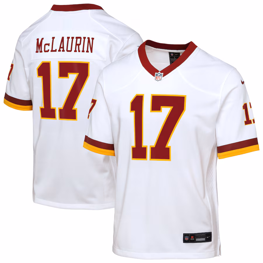 Youth Washington Commanders Terry McLaurin Nike White Game Super Bowl Era Jersey - Jersey