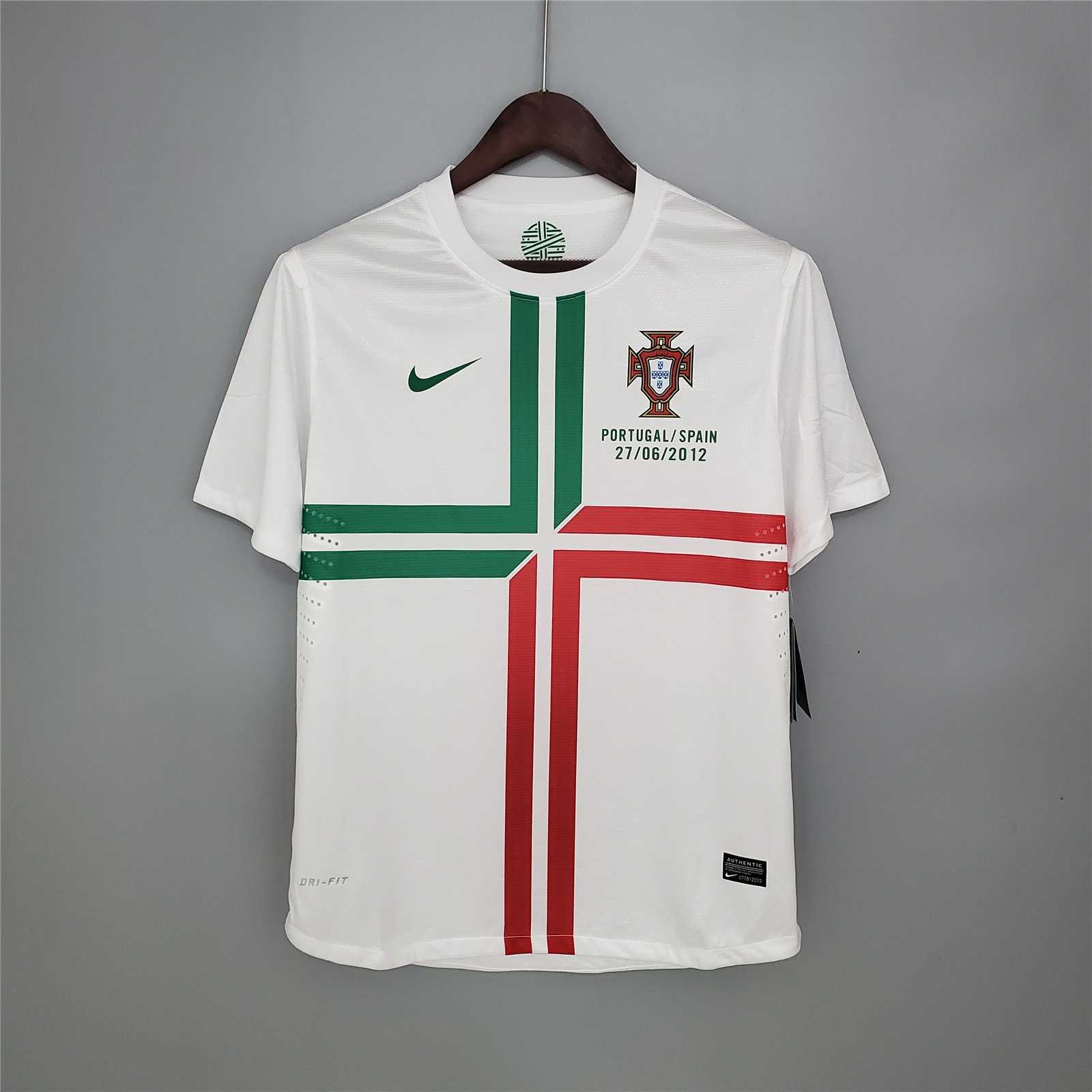 Portugal Retro Soccer Jersey Away Custom Shirt 2012 - Jersey