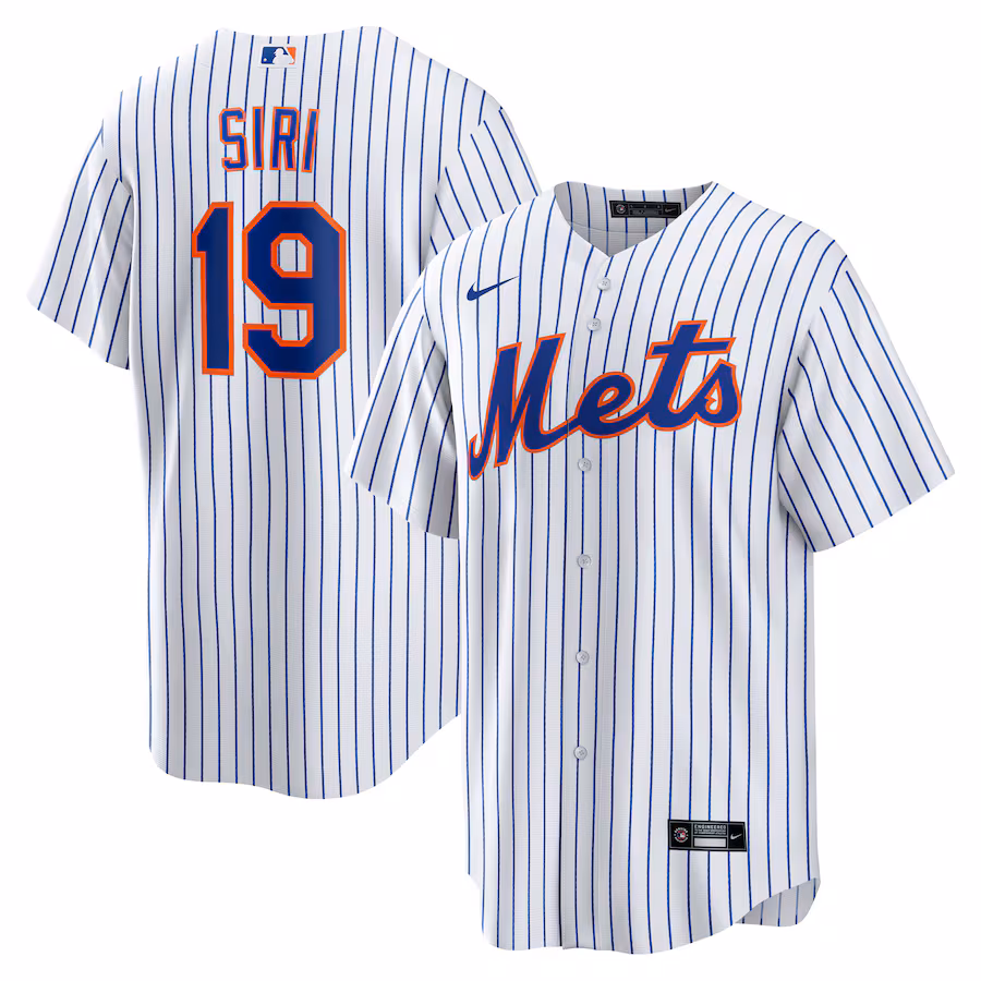 Men's New York Mets Jose Siri Nike White Home Replica Jersey - Jersey