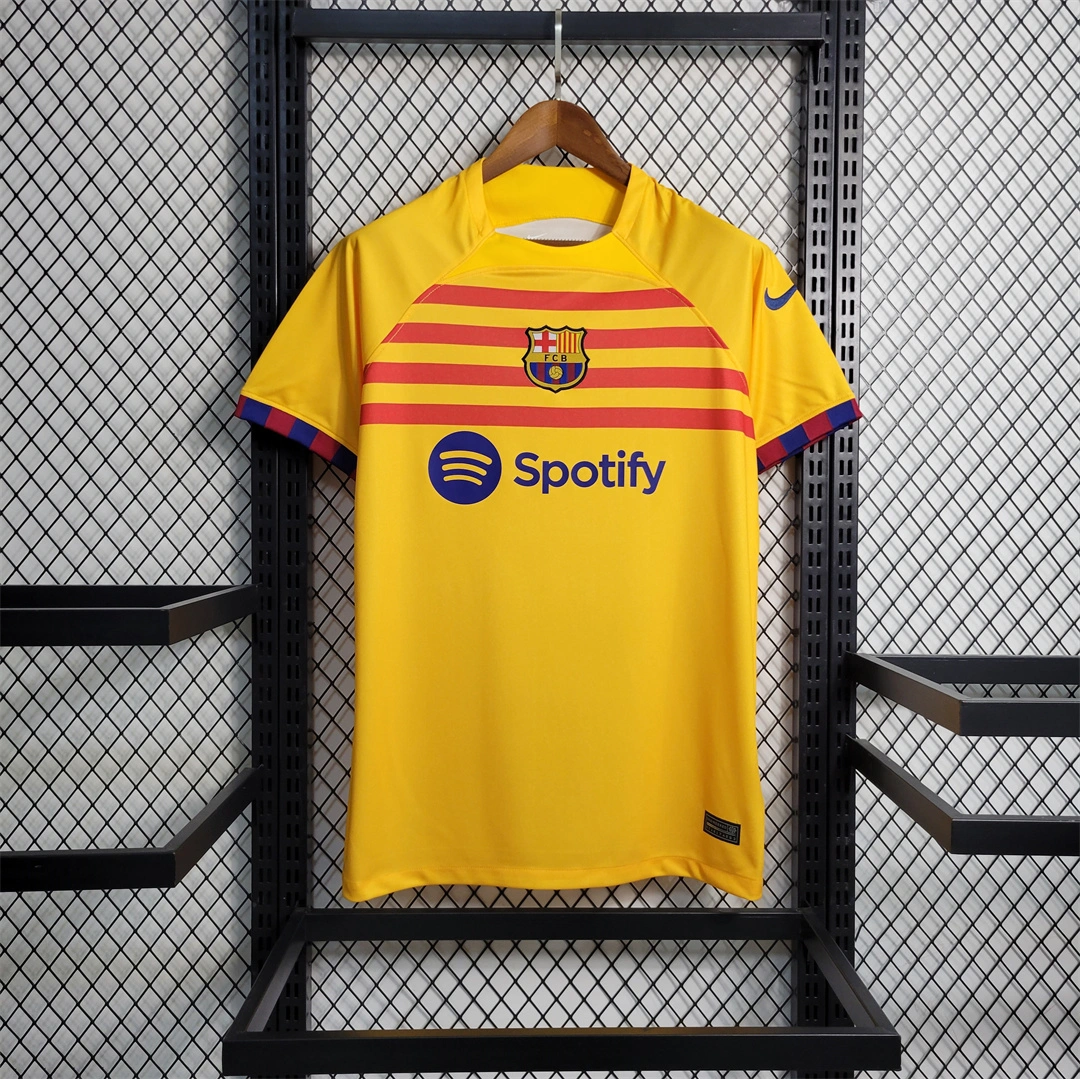 Barcelona Fourth Away Soccer Jersey Custom Shirt 2022/23 - Jersey
