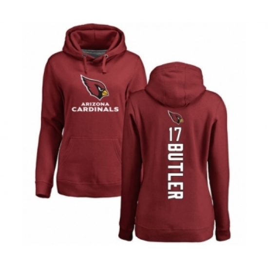 Football Women's Arizona Cardinals #17 Hakeem Butler Maroon Backer Pullover Hoodie - Jersey