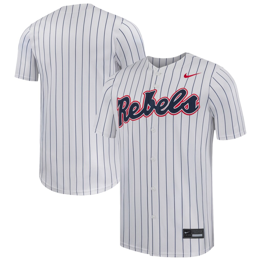 Men's Nike White Ole Miss Rebels Limited Baseball Jersey - Jersey