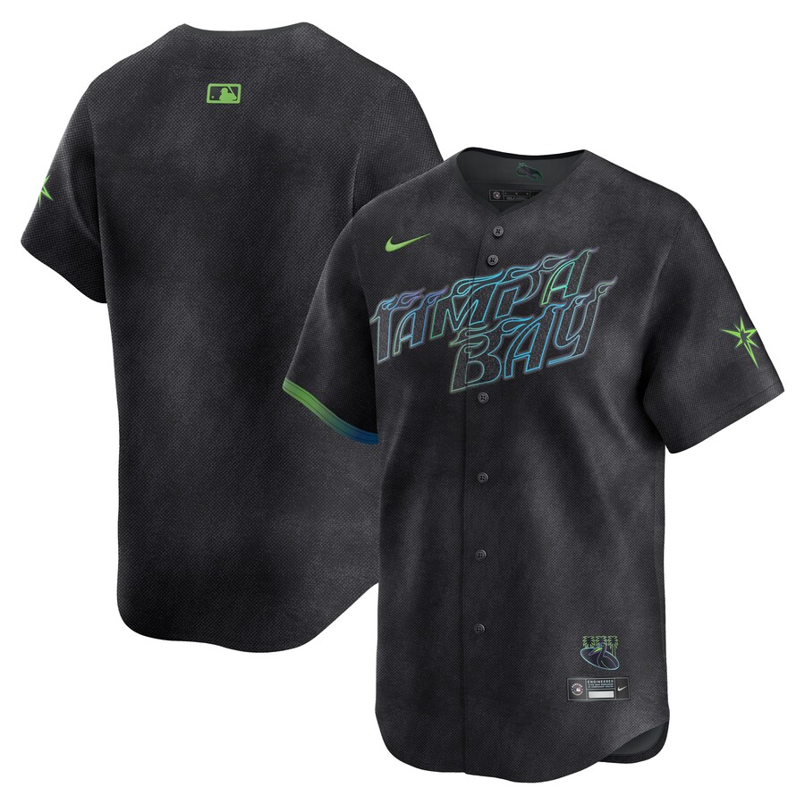Men's Tampa Bay Rays Nike Black City Connect Limited Jersey - Jersey