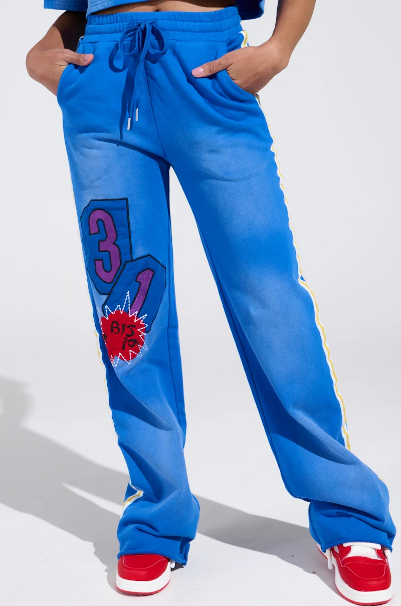 THREE ONE TWO WIDE LEG JOGGER - Akira Wear