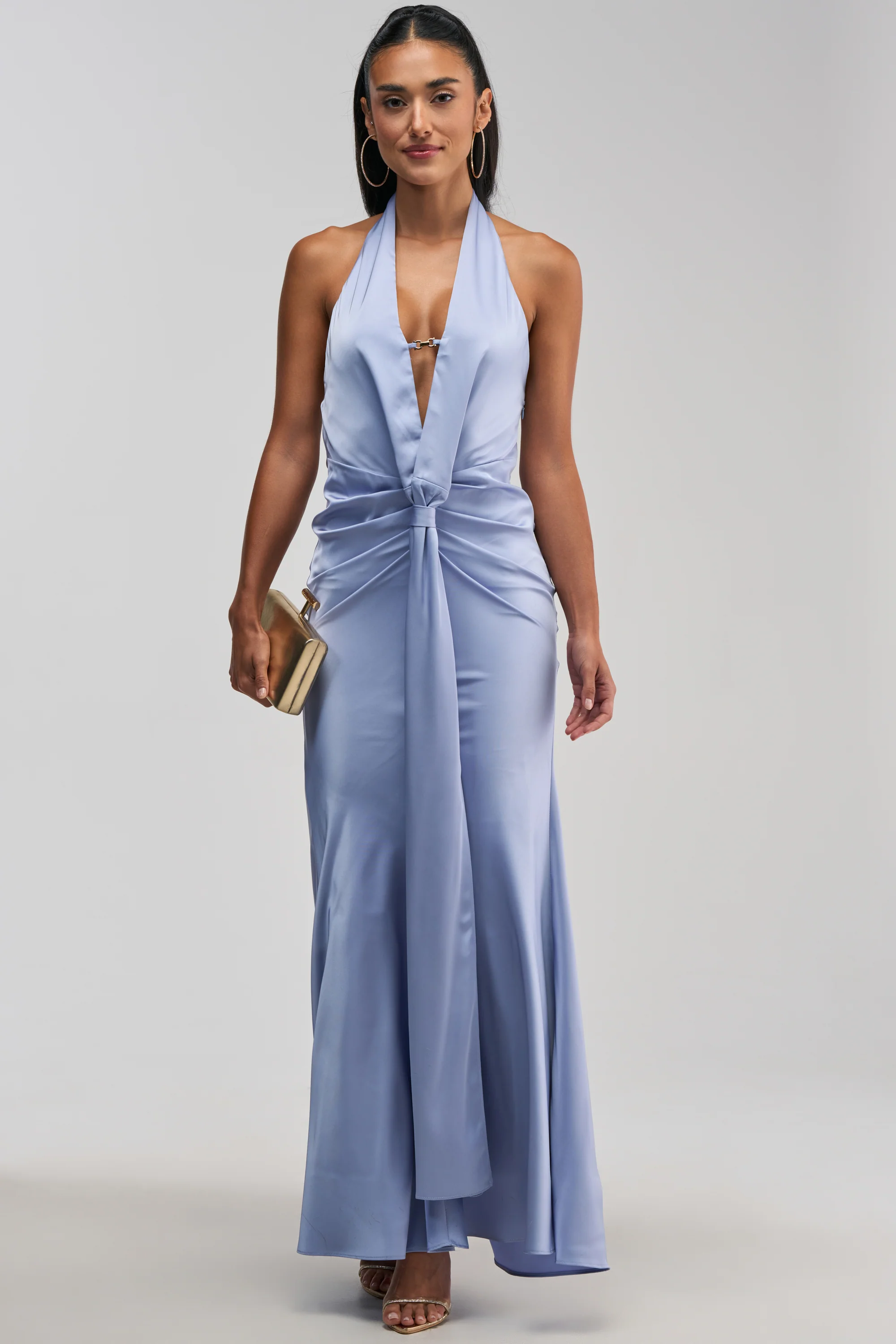 HEARTBREAKER SATIN MAXI DRESS - Akira Wear