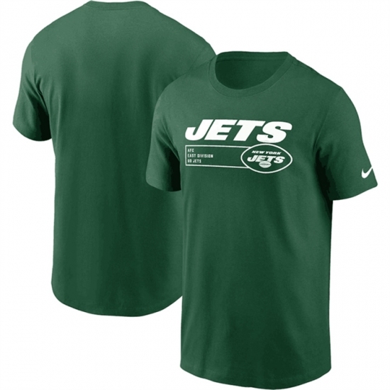 Men's New York Jets Green Division Essential T Shirt - Jersey