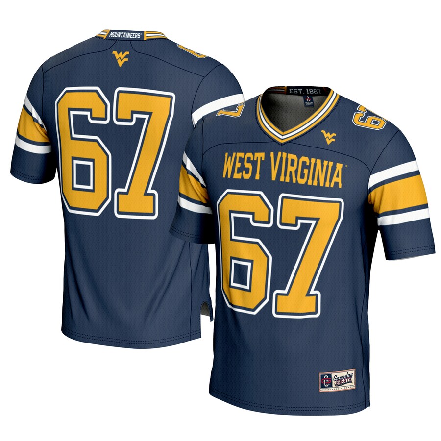 Youth GameDay Greats #1 Navy West Virginia Mountaineers Football Jersey - Jersey