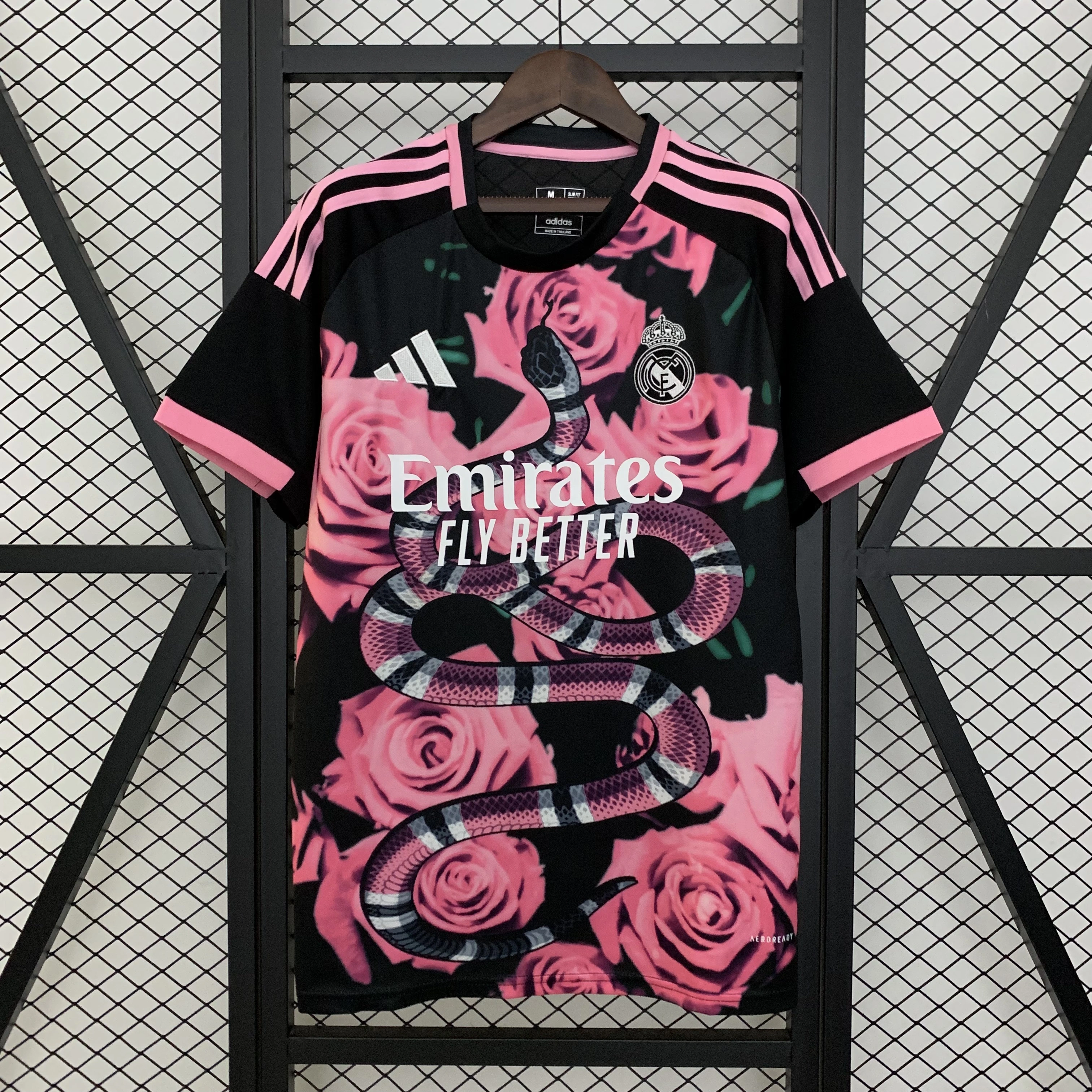 Real Madrid Soccer Jersey Rose & Snake Special Edition Custom Shirt 2025/26 - Jersey