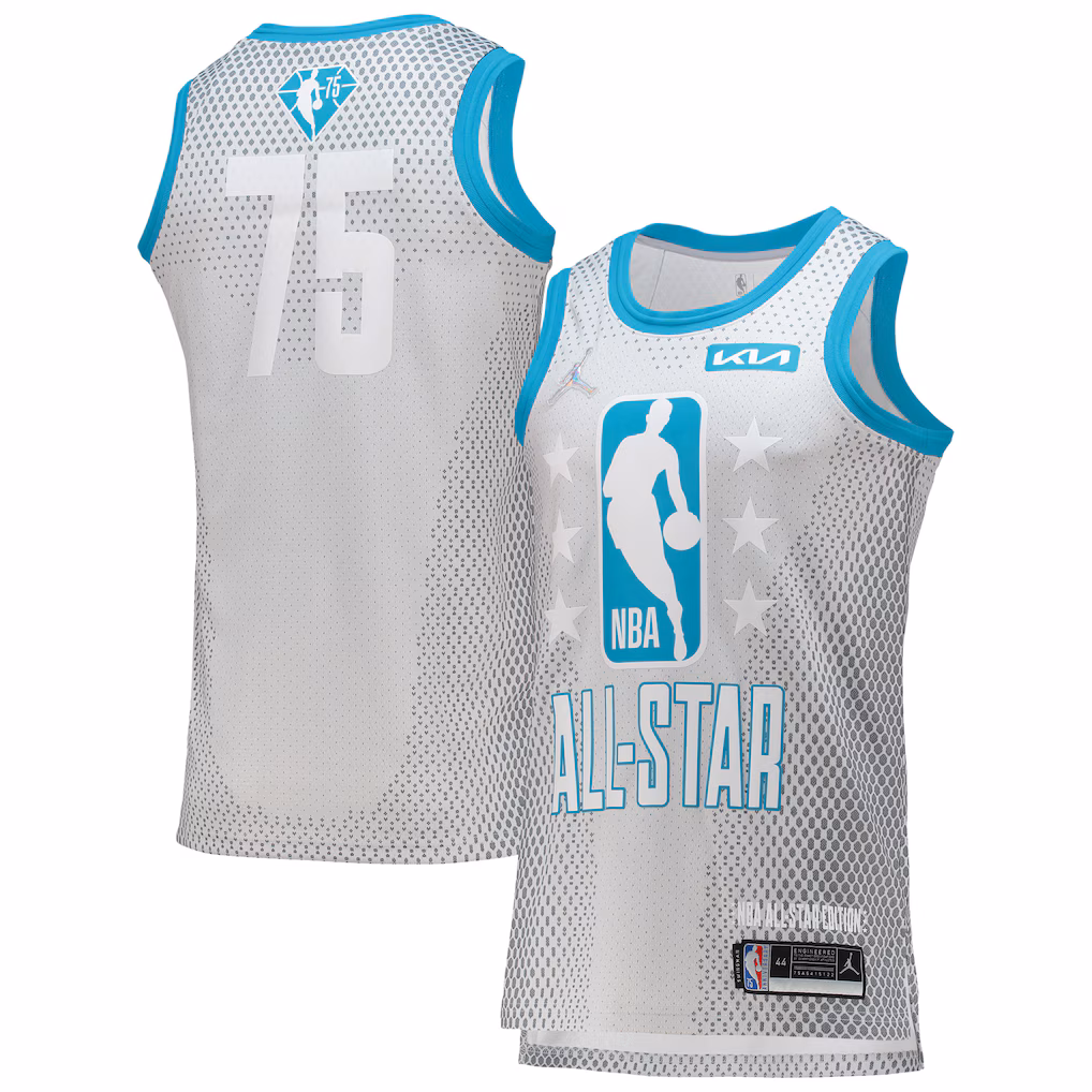 Men's Jordan Brand White 2022 NBA All-Star Game 75th Anniversary Swingman Jersey - Jersey