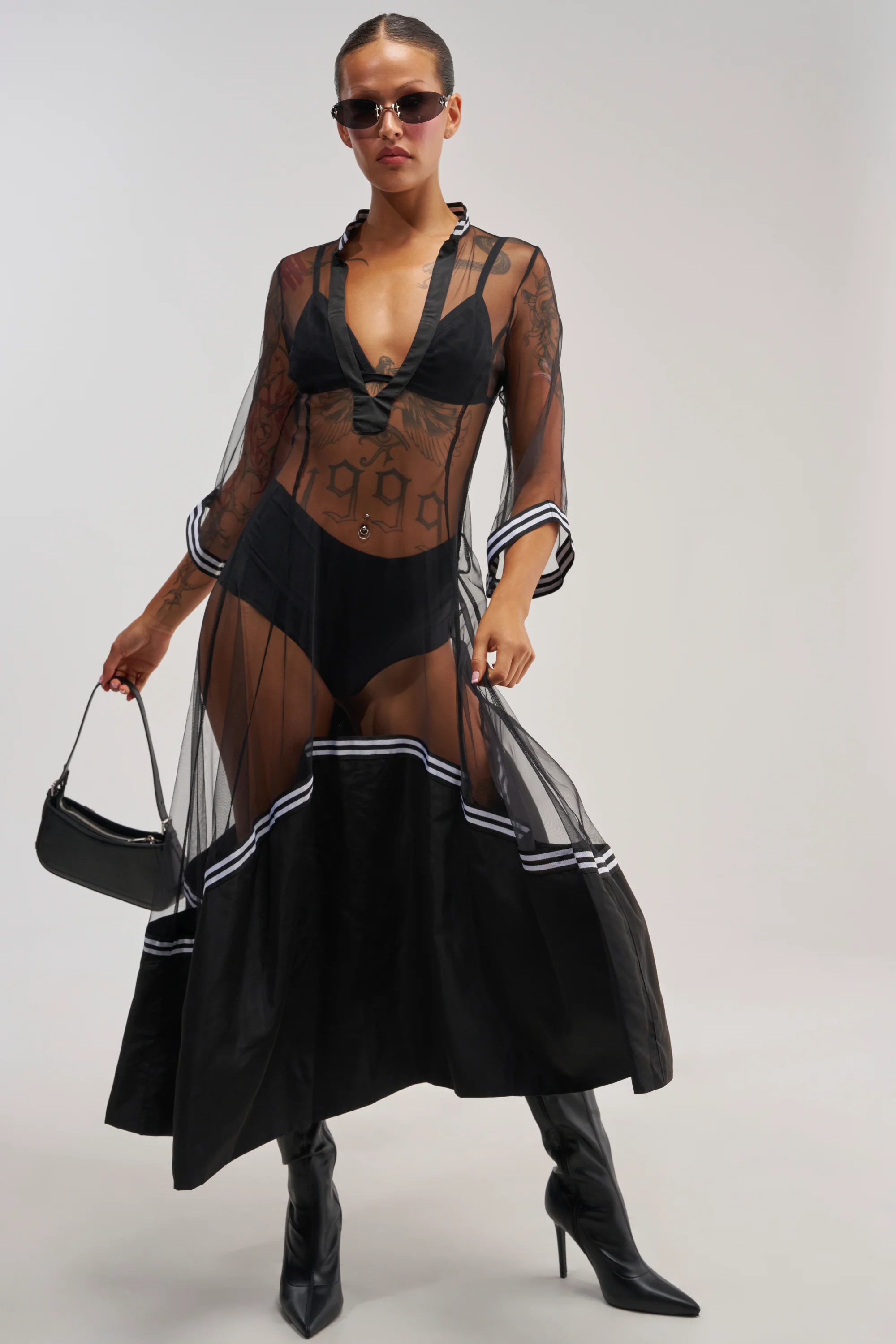 NOW YOU SEE ME NOW YOU DON'T MAXI DRESS - Akira Wear