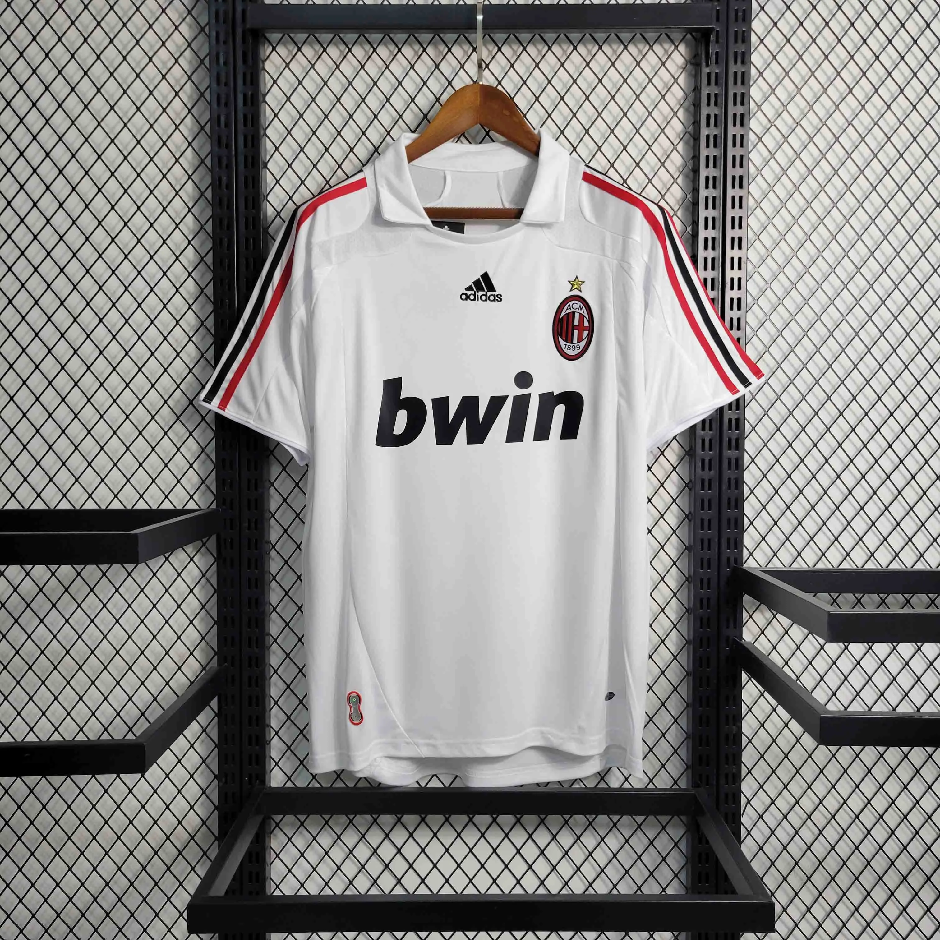 AC Milan Retro Soccer Jersey Away Custom Shirt 2007/08 - Jersey