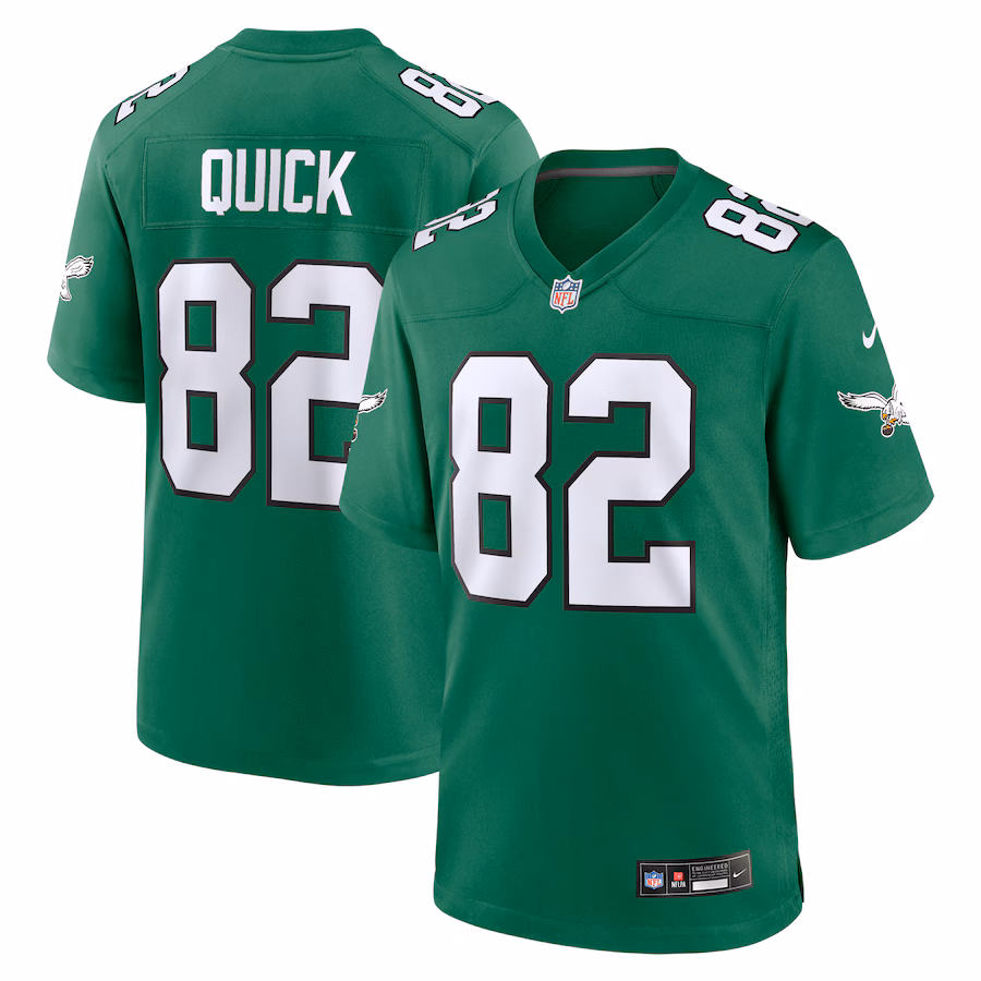 Men's Philadelphia Eagles Mike Quick Nike Kelly Green Retired Player Alternate Game Jersey - Jersey