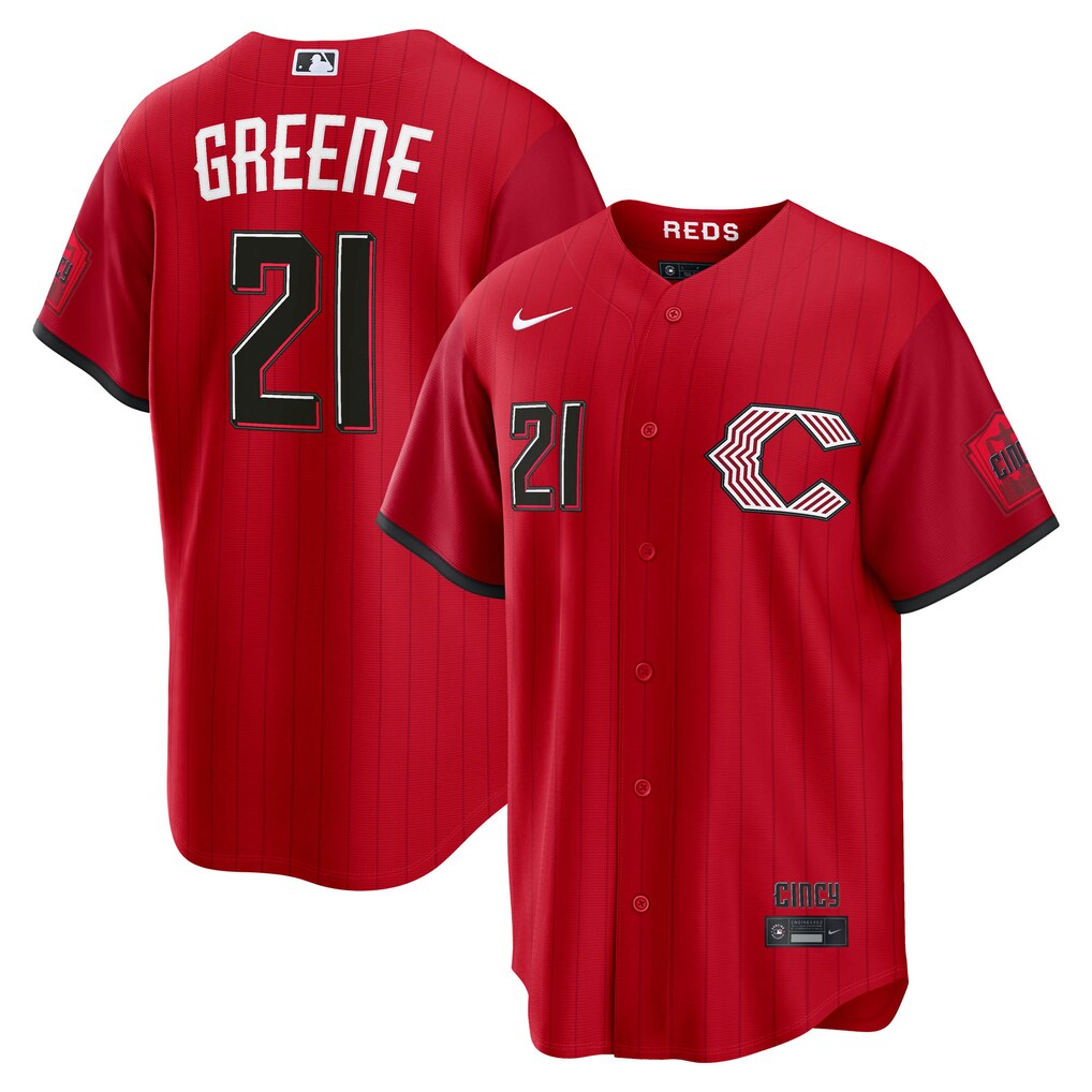 Men's Cincinnati Reds Hunter Greene Nike Red 2026 City Connect Stadium Jersey - Jersey
