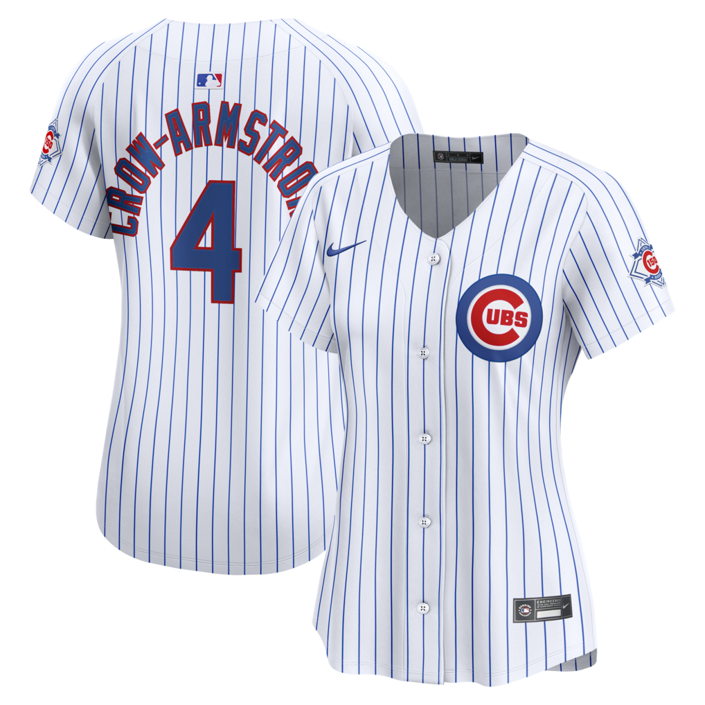 Women's Chicago Cubs Pete Crow-Armstrong Nike White 150th Anniversary Limited Jersey - Jersey