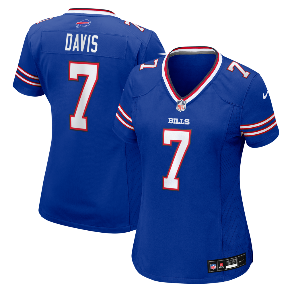 Women's Buffalo Bills Ray Davis Nike Royal Team Game Jersey - Jersey