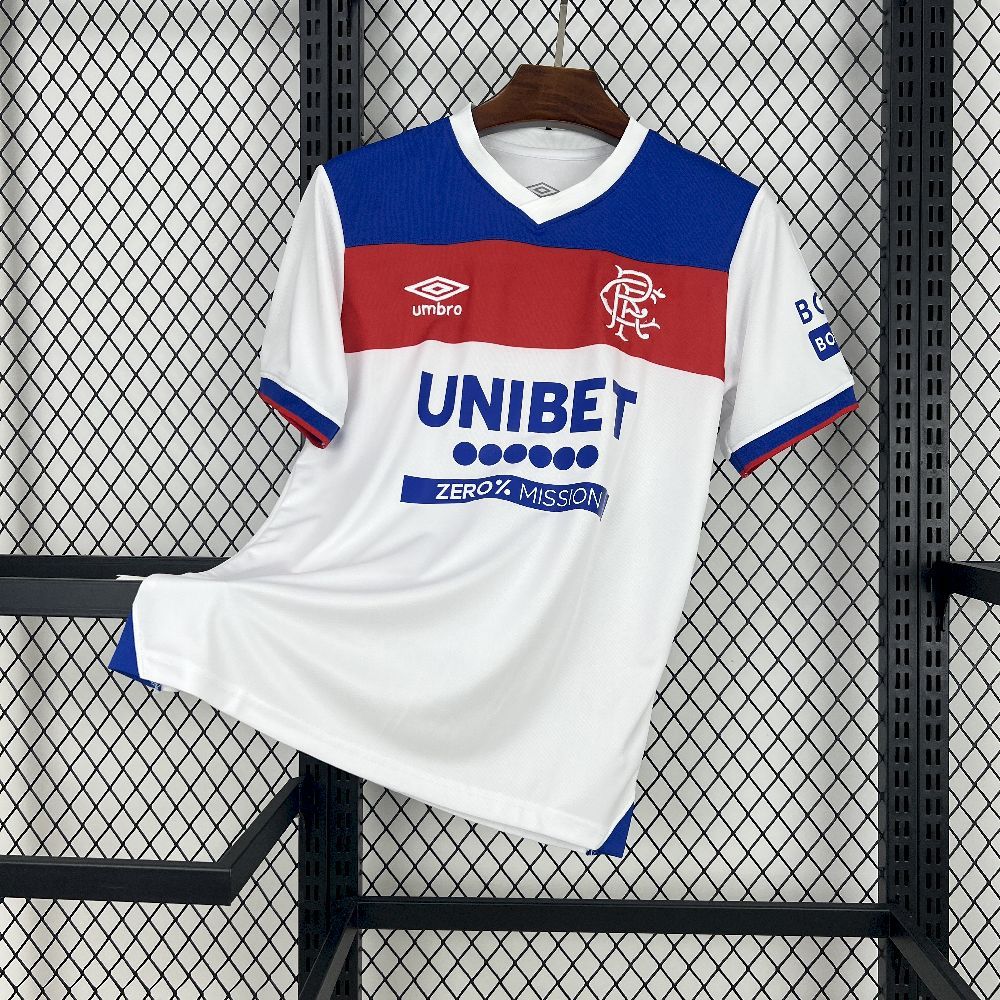 Rangers FC Soccer Jersey Away Custom Shirt 2025/26 - Jersey