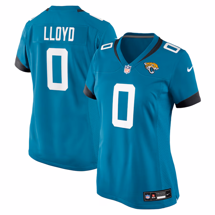 Women's Jacksonville Jaguars Devin Lloyd Nike Teal Team Game Jersey - Jersey