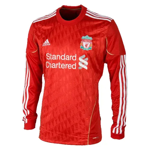 Liverpool Retro Football Jersey Home Long Sleeve Custom Shirt 2011/12 - Jersey
