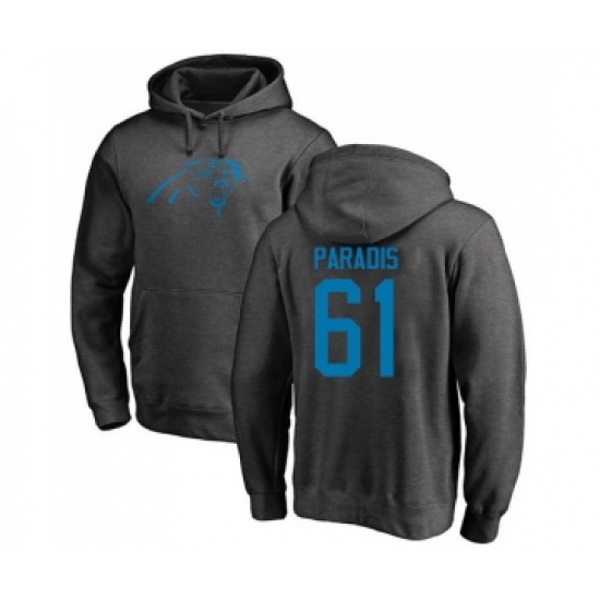 Football Carolina Panthers #61 Matt Paradis Ash One Color Pullover Hoodie - Jersey