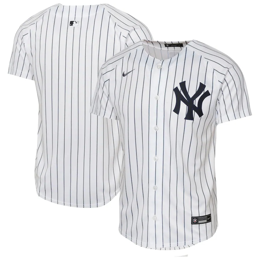 Youth New York Yankees Nike White Home Blank Limited Baseball Jersey - Jersey