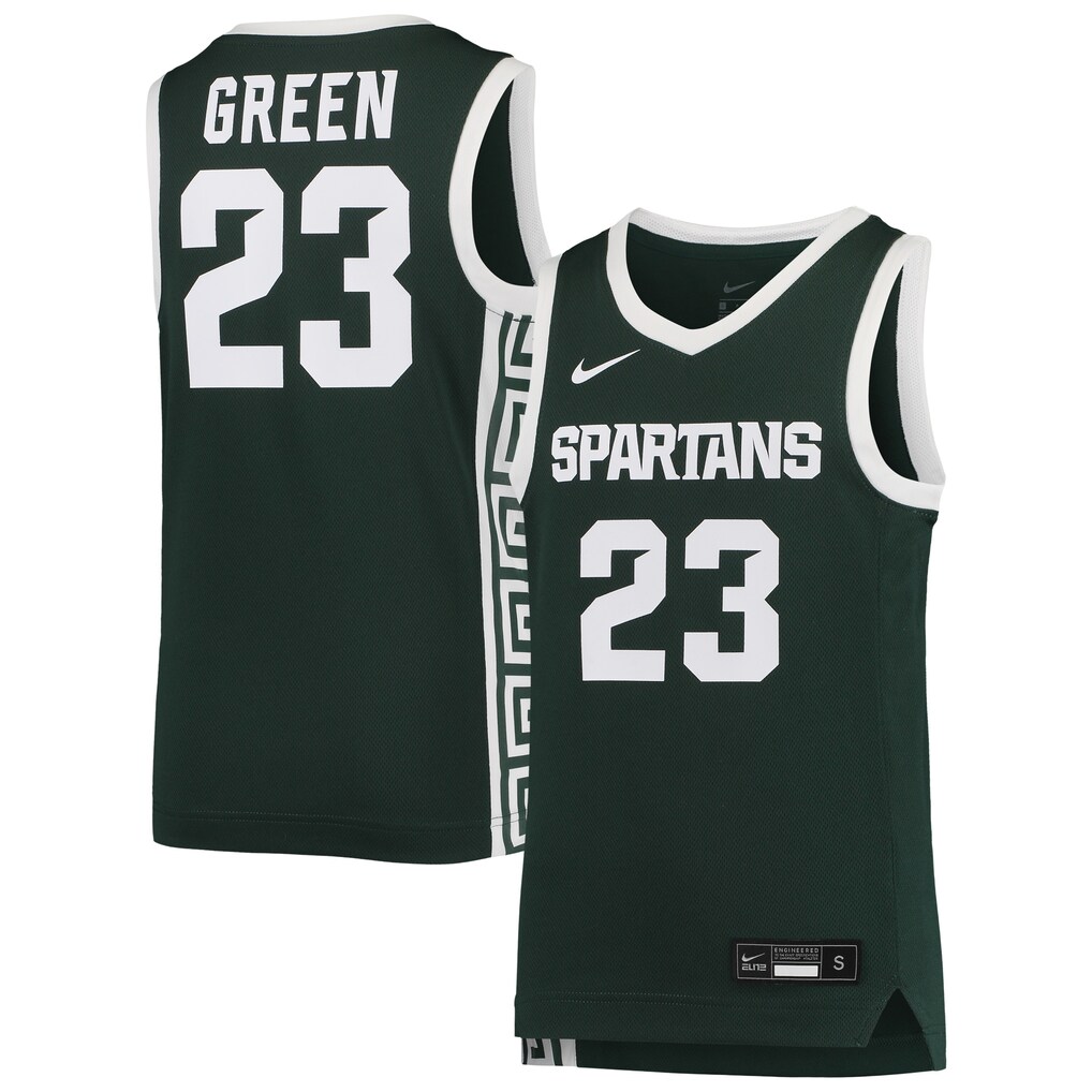 Youth Nike Draymond Green Green Michigan State Spartans Replica Basketball Jersey - Jersey
