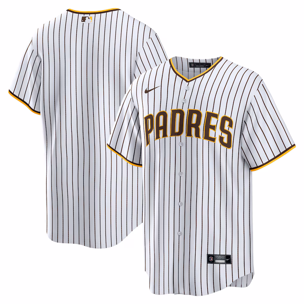 Men's San Diego Padres Nike White Home Big & Tall Replica Jersey - Jersey
