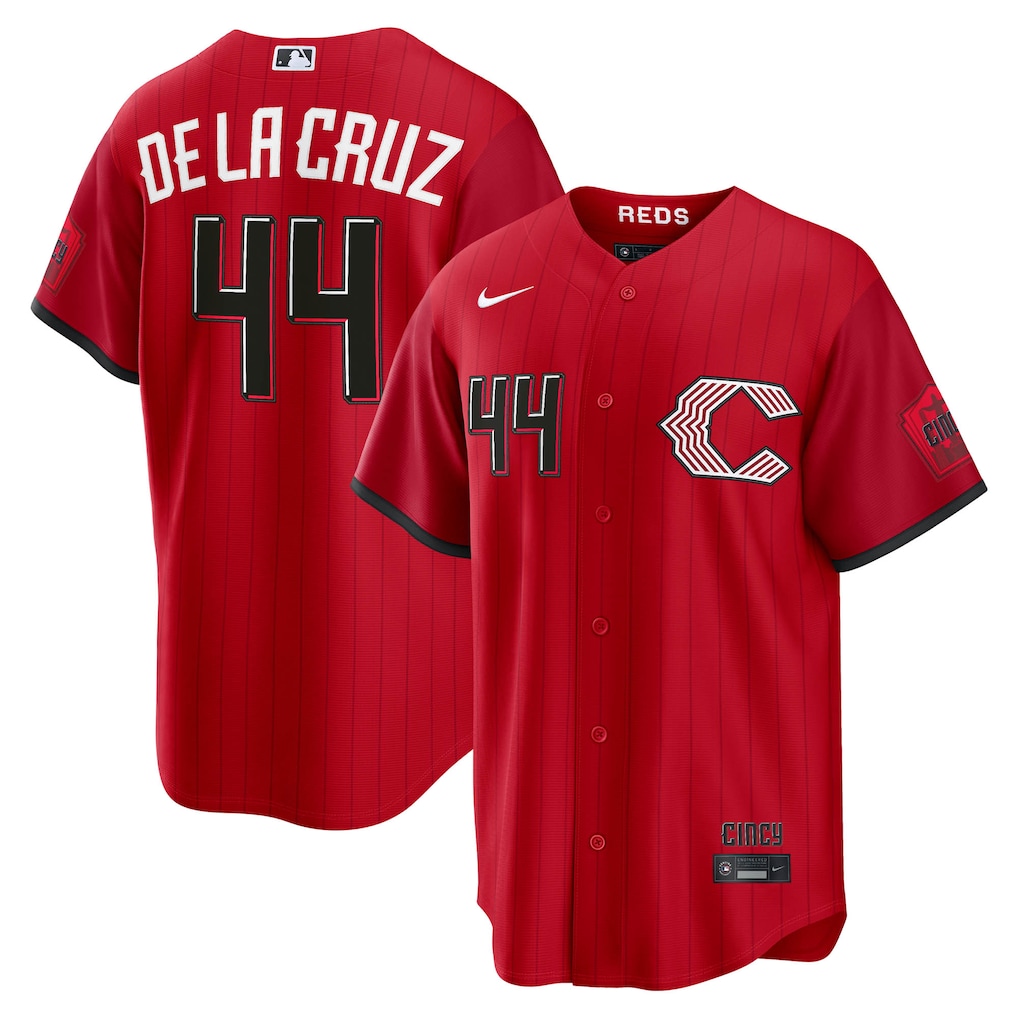 Men's Cincinnati Reds Elly De La Cruz Nike Red 2026 City Connect Stadium Jersey - Jersey