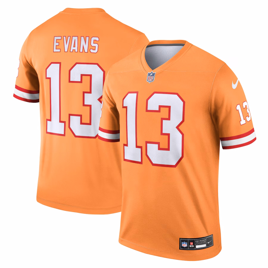 Men's Tampa Bay Buccaneers Mike Evans Nike Orange Legend Player Performance Top - Jersey