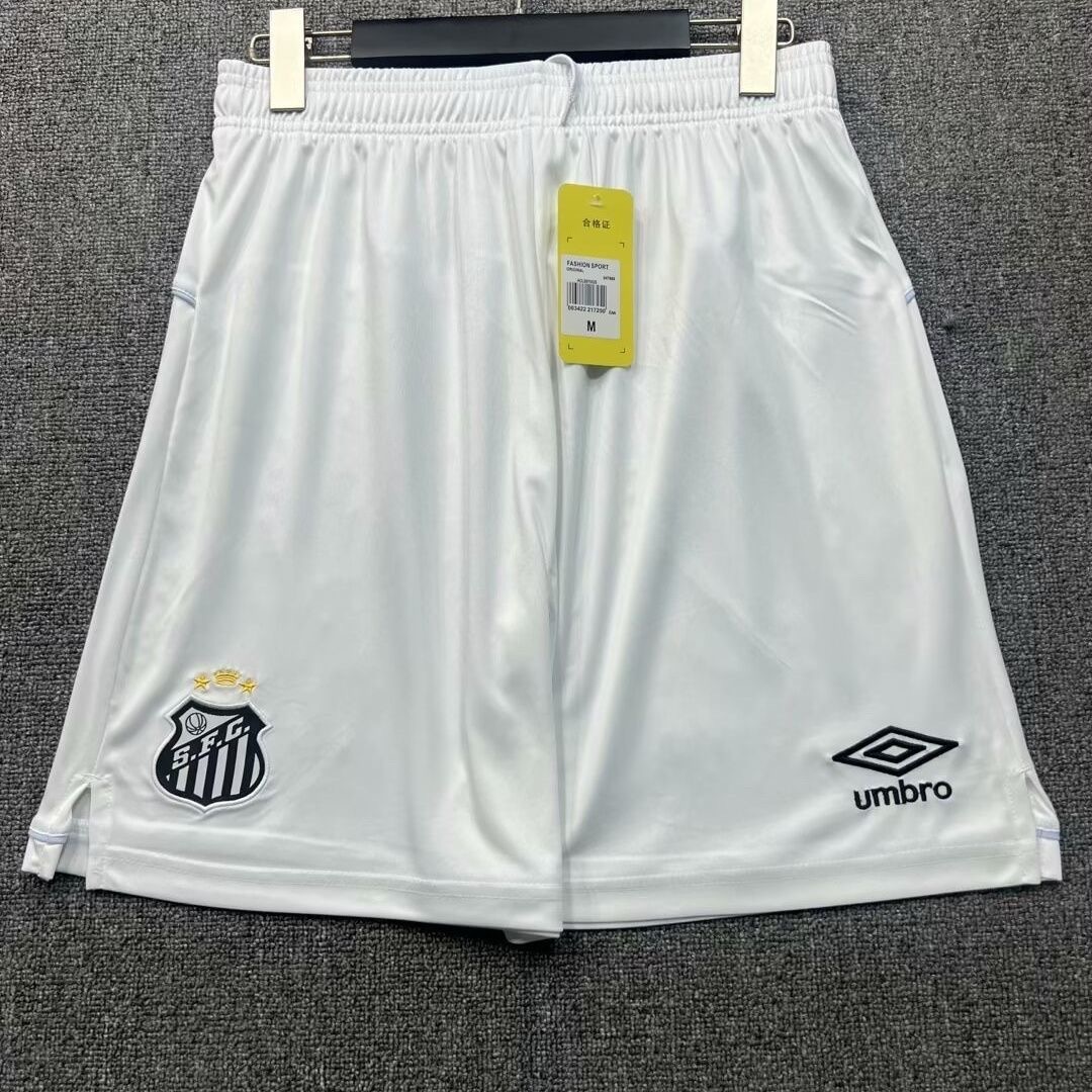 Santos FC Soccer Jersey Home Custom Shorts 2025 - Jersey