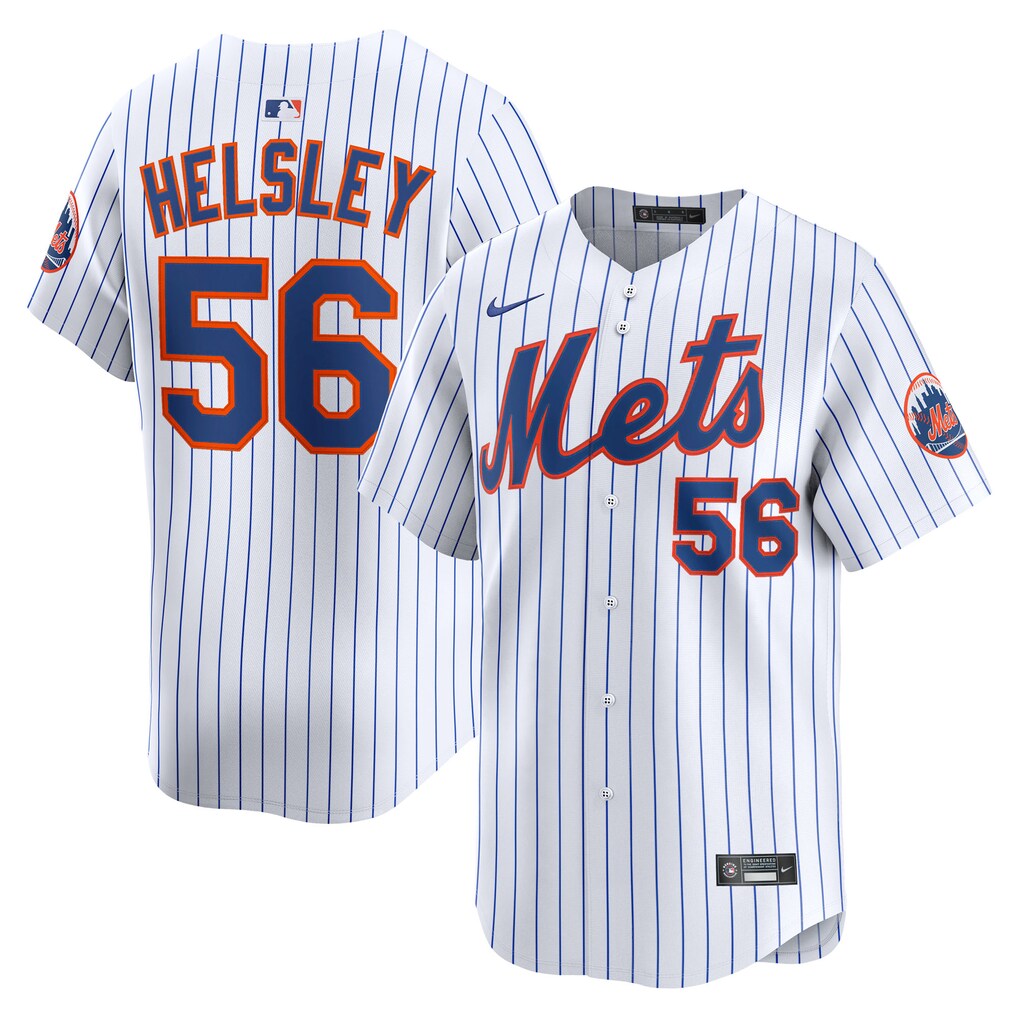 Men's New York Mets Ryan Helsley Nike White Home Limited Player Jersey - Jersey