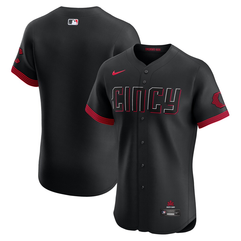 Men's Cincinnati Reds Nike Black City Connect  Elite Jersey - Jersey