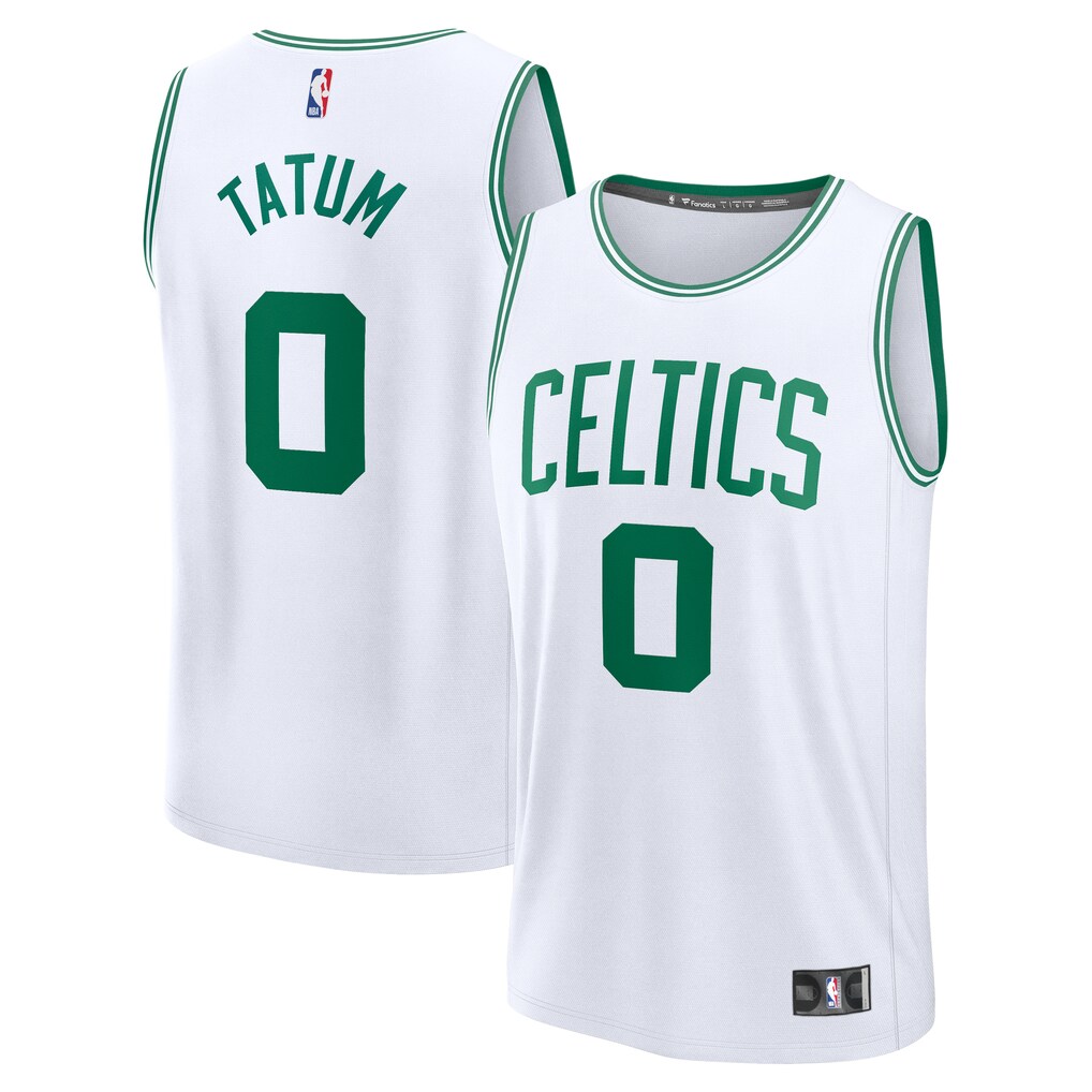 Youth Boston Celtics Jayson Tatum Fanatics White Fast Break Replica Jersey - Association Edition - Jersey