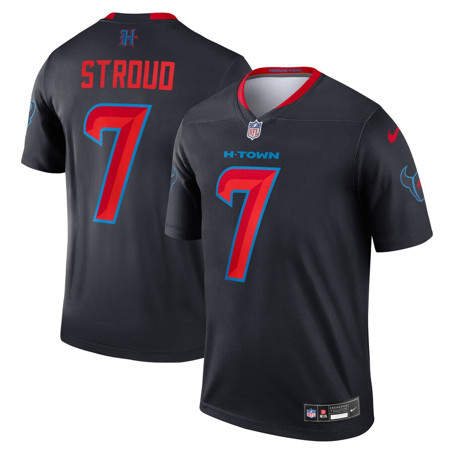 Men's Houston Texans C.J. Stroud Nike Navy Team Legend Jersey - Jersey