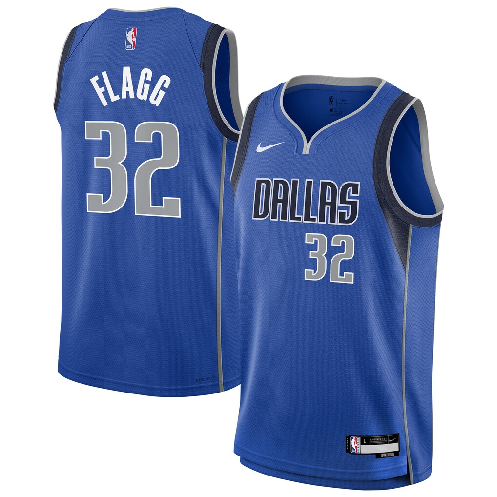 Youth Dallas Mavericks Cooper Flagg Nike Blue Swingman Jersey - Icon Edition - Jersey