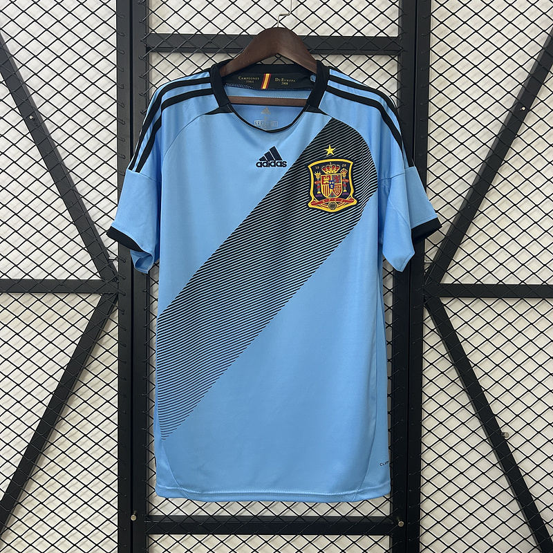 Spain Retro Soccer Jersey Away Custom Shirt 2012 - Jersey