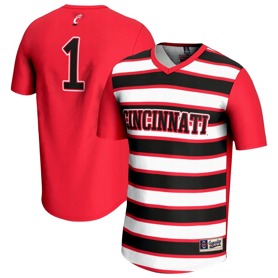 Youth GameDay Greats #1 Red Cincinnati Bearcats Lightweight Soccer Fashion Jersey - Jersey