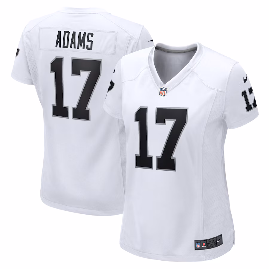 Women's Las Vegas Raiders Davante Adams Nike White Player Jersey - Jersey