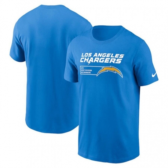 Men's Los Angeles Chargers Blue Division Essential T Shirt - Jersey