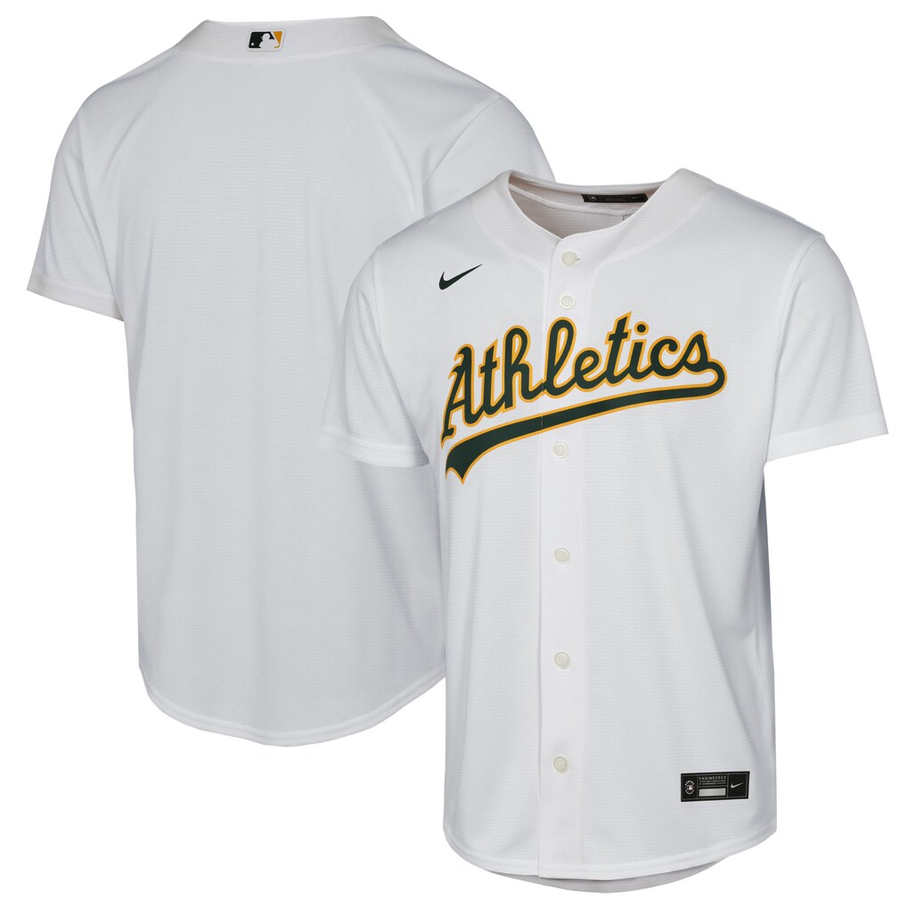Youth Athletics  Nike White Home Replica Jersey - Jersey