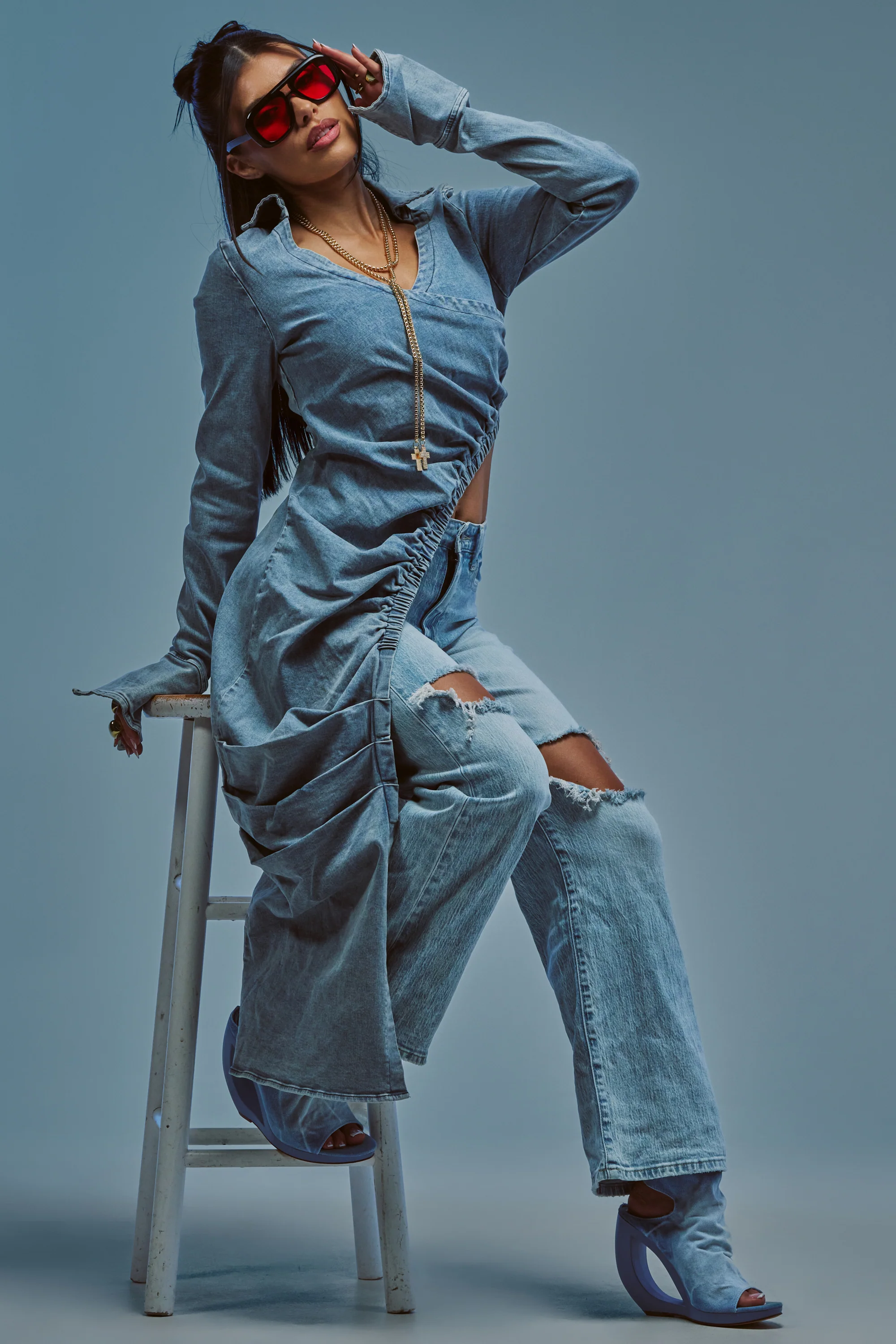 SIMPLE AND GOOD RELAXED DENIM - Akira Wear