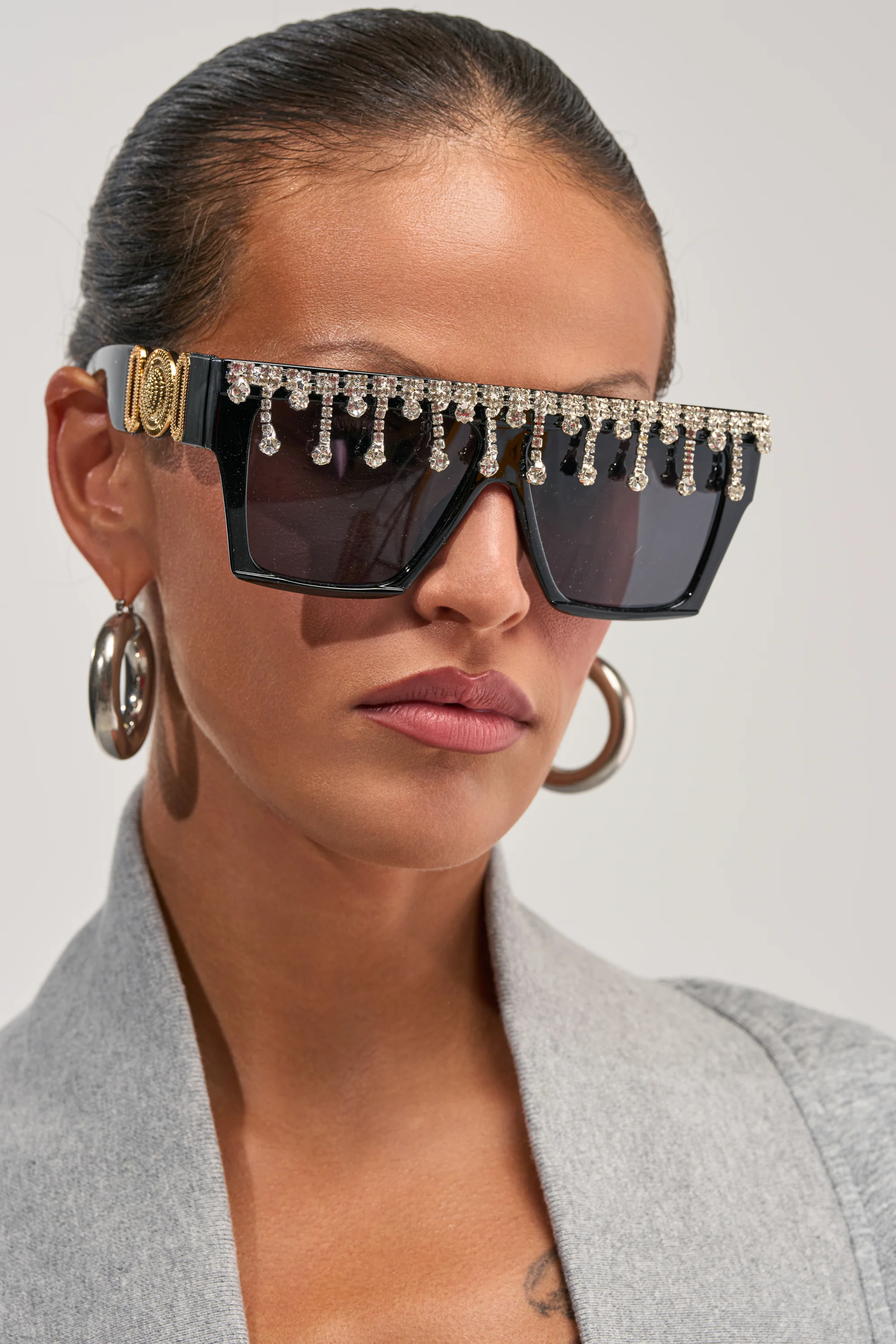 DIAMOND SHIELD SUNGLASSES - Akira Wear
