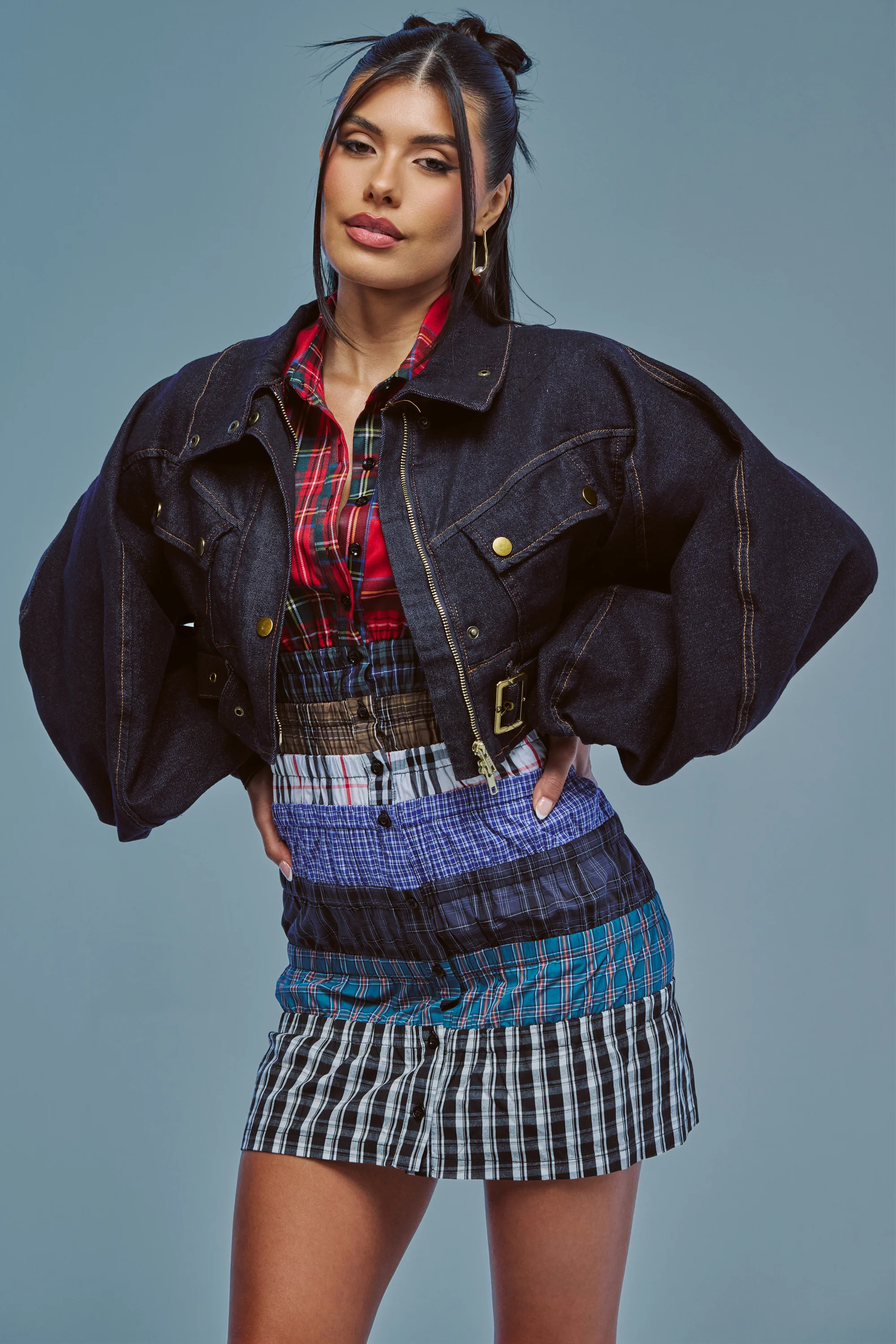 CHIARA DENIM JACKET - Akira Wear