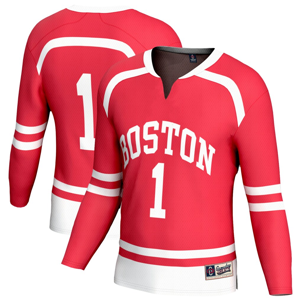 Youth GameDay Greats Scarlet Boston University Lightweight Collegiate Men's Hockey Fashion Jersey - Jersey