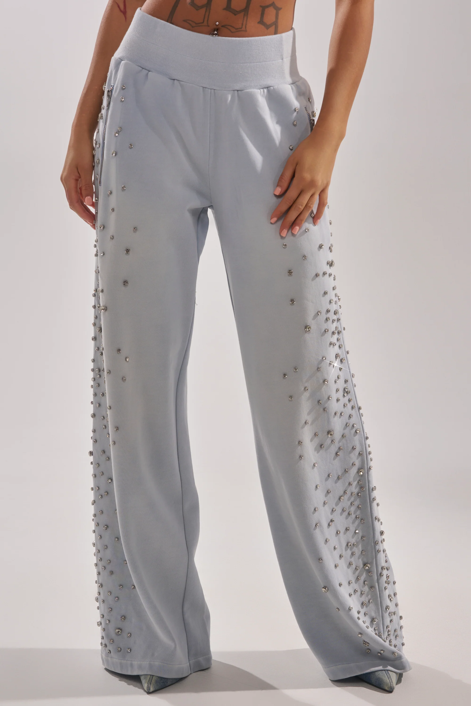 OH HOT DAMN EMBELLISHED JOGGER - Akira Wear