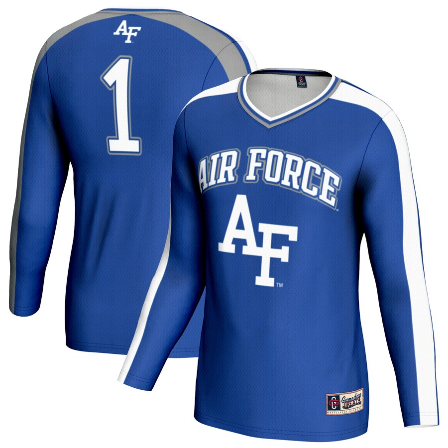 Unisex GameDay Greats Royal Air Force Falcons #1 Lightweight Volleyball Fashion Jersey - Jersey