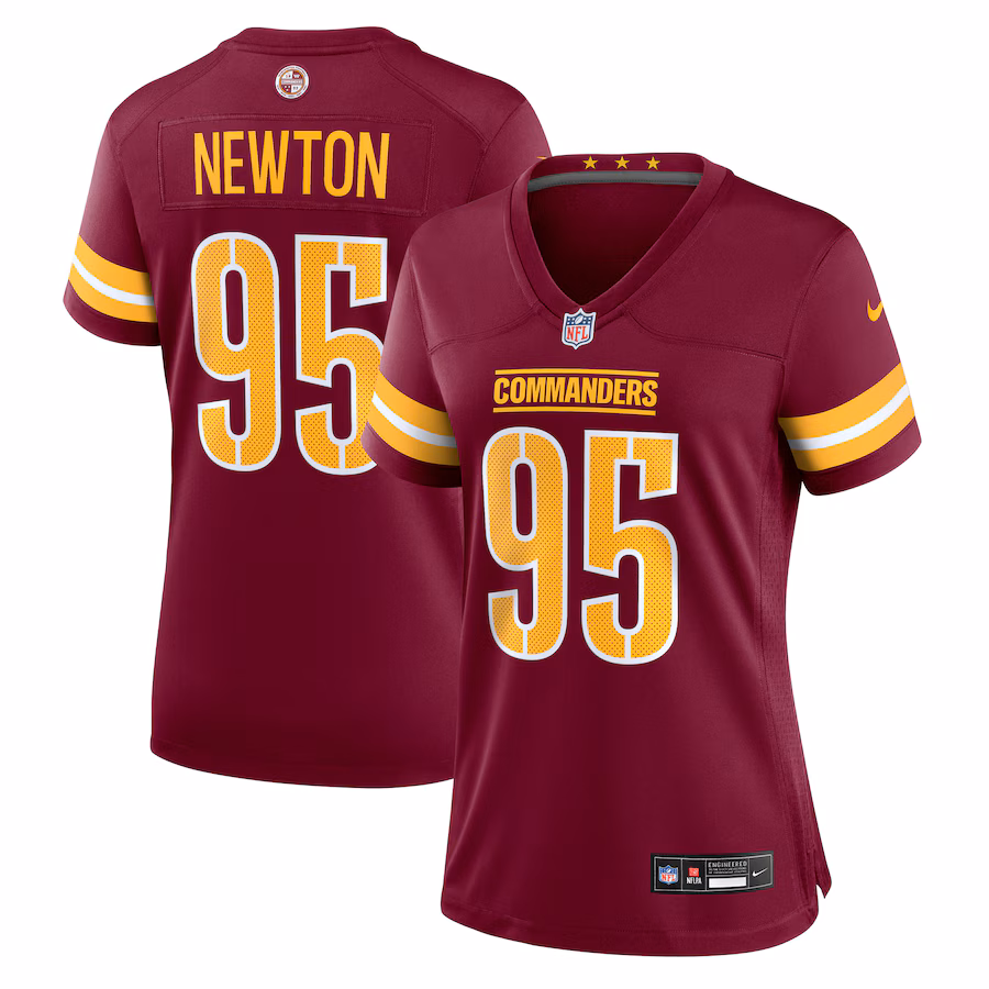 Women's Washington Commanders Jer'Zhan Newton Nike Burgundy Team Game Jersey - Jersey